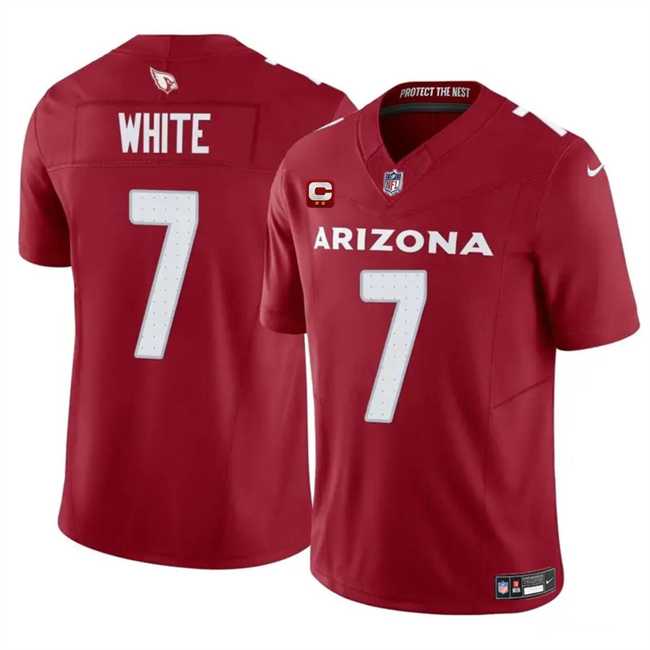 Men & Women & Youth Arizona Cardinals #7 Kyzir White Red 2024 F.U.S.E. With 2-Star C Patch Vapor Untouchable Limited Stitched Jersey->arizona cardinals->NFL Jersey